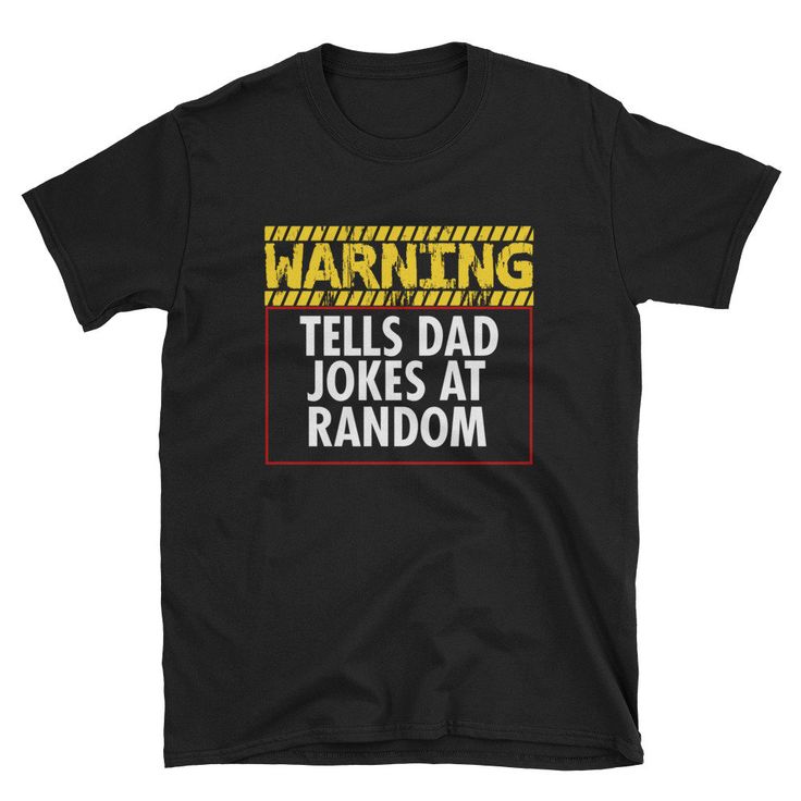 Warning - Tells Dad Jokes At Random T-Shirt #TShirt #FunnyTShirt #GraphicTeeShirt #yoga #GreatGift #WorkOutTShirt #WorkoutShirt #YogaTShirt #FunnyGraphicTee #GiftUnder20 Cool Tee Shirts, Yoga Tshirt, Dog Lover Shirt, Funny Graphic Tees, Workout Tshirts, Dad Jokes, Graphic Tee Shirts, Cool Tees, Fashion Classy