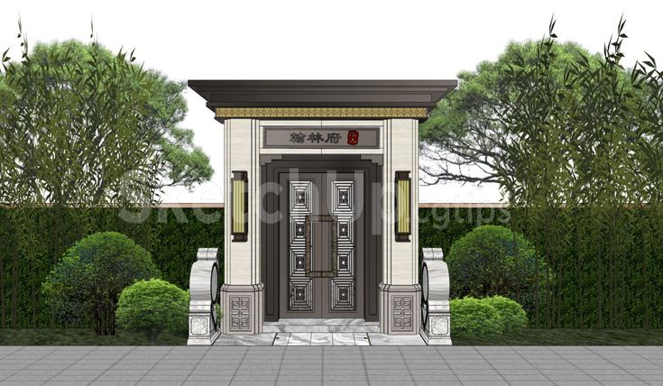 6808. Free Sketchup Gates Models Download