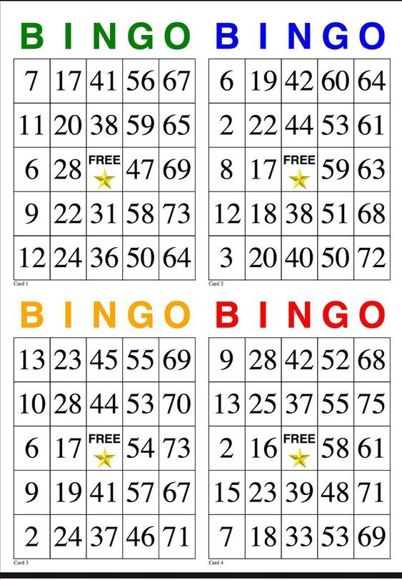 a printable bingo game with numbers and symbols