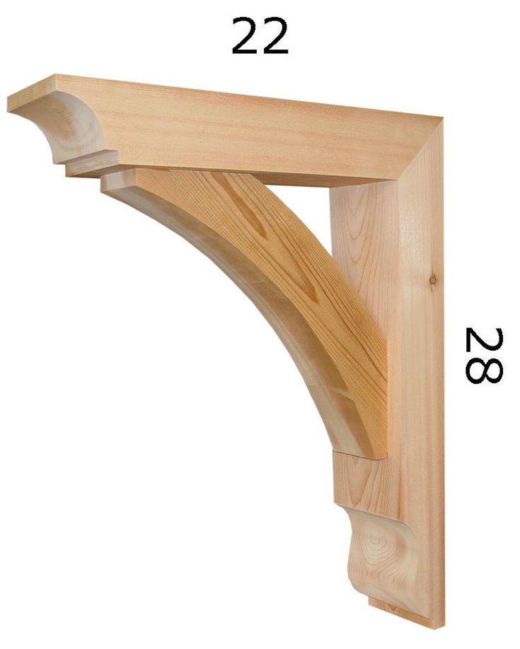 a wooden shelf with the measurements for it to be placed in front of each other