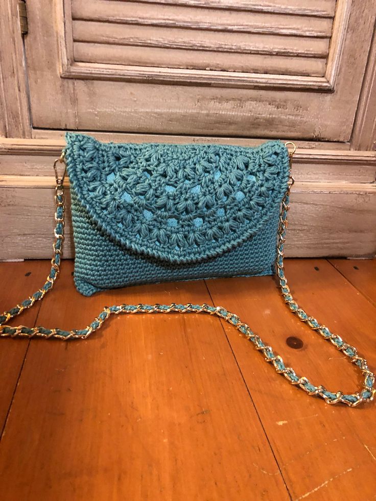 Clutch Bag by HookFlipandPaint on Etsy Elegant Woven Shoulder Bag For Summer, Elegant Summer Crochet Bag For Everyday Use, Elegant Crochet Bag For Spring Vacation, Elegant Spring Crochet Bag For Vacation, Elegant Beach Shoulder Bag For Spring, Elegant Blue Shoulder Bag For The Beach, Chic Shoulder Bag With Adjustable Strap For Festival, Elegant Summer Crossbody Shoulder Bag, Elegant Summer Woven Crochet Bag