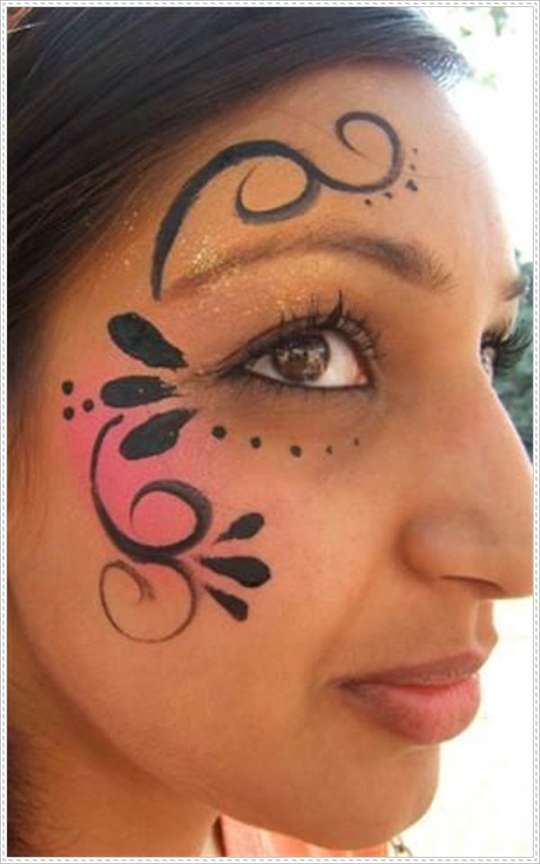 51 Easy Face Painting Ideas to Light Up Your Life Face Paint Ideas For Adults, Easy Face Paint Ideas, Easy Face Paint, Carnaval Make-up, Easy Face Painting Designs, Festival Face Paint, Face Paint Ideas, Cheek Art, Girl Face Painting