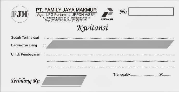 Kwitansi Apotek Kosong - Homecare24