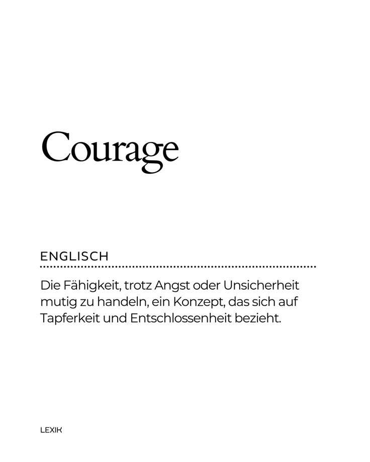 the front cover of a book with words in german and english