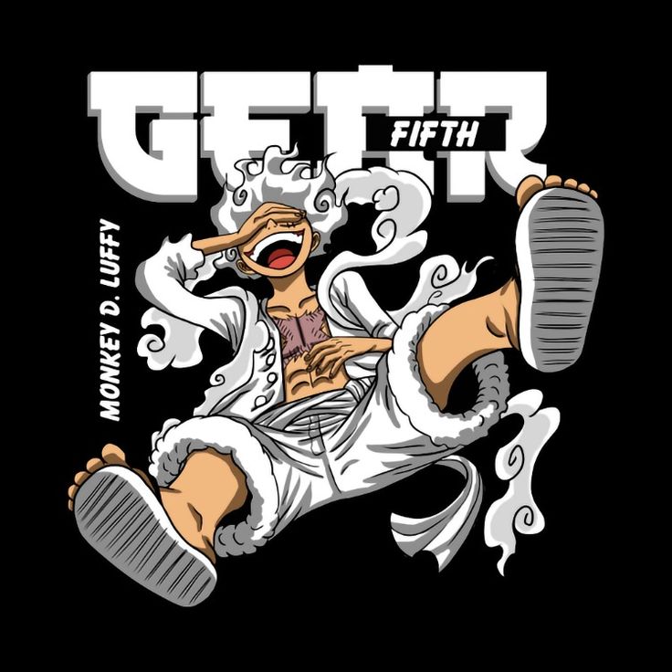 an image of a cartoon character that is kicking up his feet with the words get fit on it