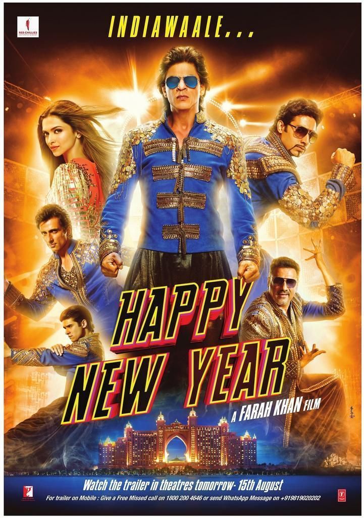 Srkcfc On Twitter Happy New Year Movie Happy New Year Bollywood New Year Movie