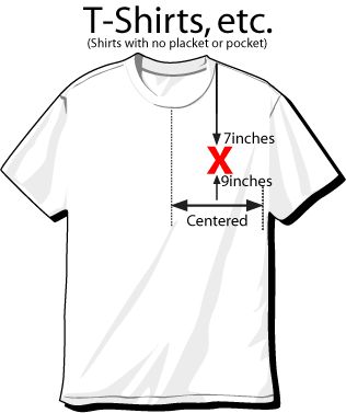 a t - shirt with an x on it and the words t - shirts etc