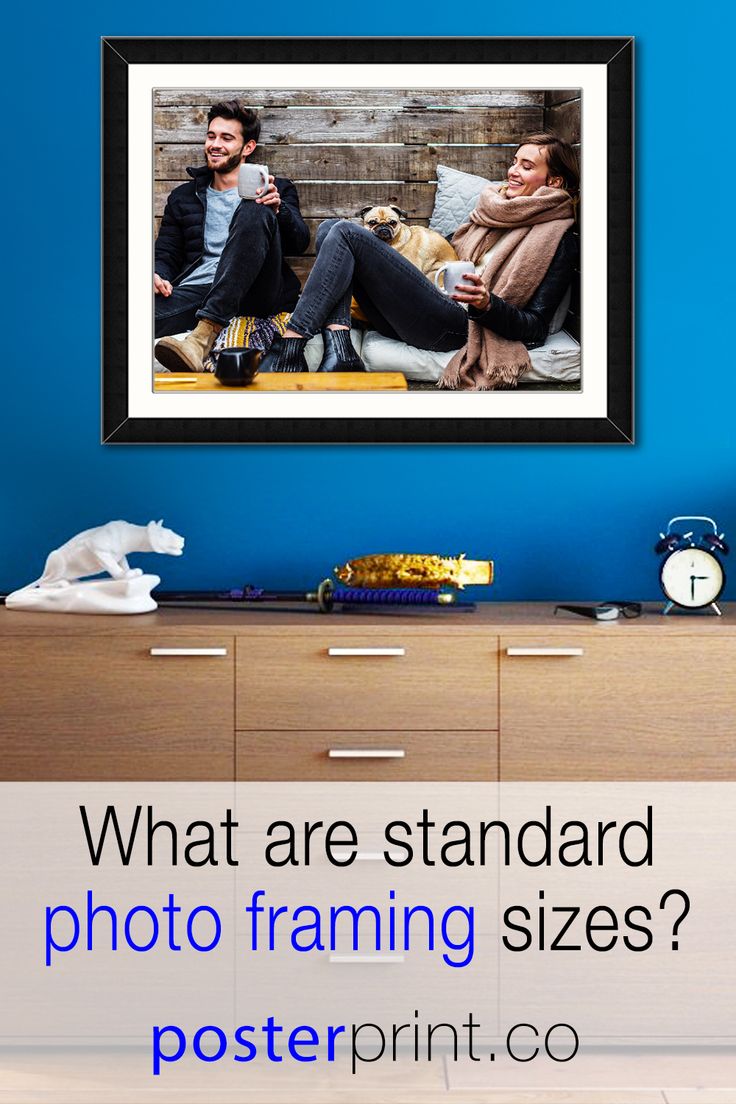 What are standard frame sizes?