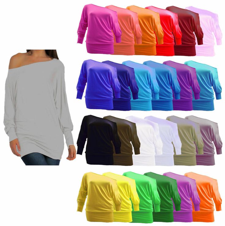 Women one off shoulder long sleeve t-shirt slouchy baggy top- sizes 8-26 batwing #Ad , #Ad, #sleeve#shirt#long Baggy Tops, Batwing Top, 1980s Fashion, Off Shoulder Top, Off Shoulder Tops, Fashion Tops, Ebay Fashion, Womens Clothing Tops, Shoulder Top