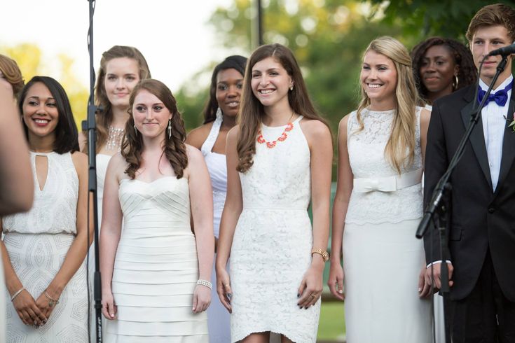 White dresses at high school graduation (tradition) White Graduation Dress College, High School Graduation Dresses, Highschool Graduation Dresses, Graduation Dress High School, Graduation Dress College, White Dresses Graduation, Dresses By Color, Mother Dresses, Graduation Dresses