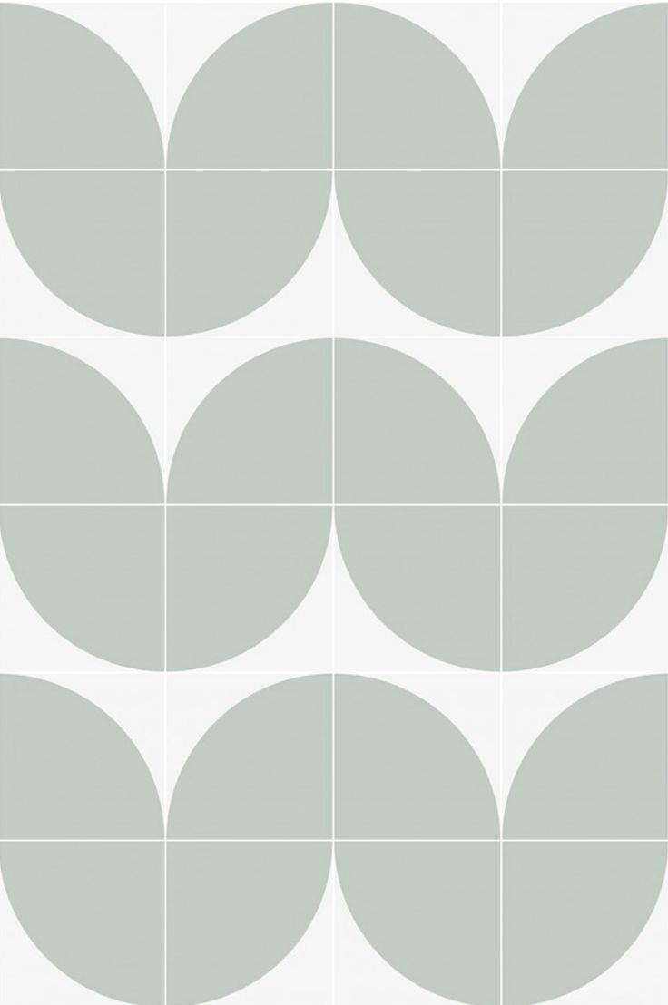 several circles are arranged in the shape of an abstract pattern on a white wallpaper