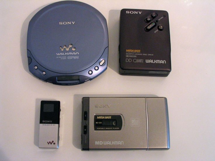 there are many different types of electronic devices on the table together, including an mp3 player