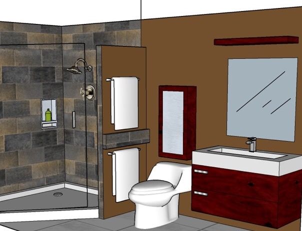 7 best BATHROOM 5x12 images on Pinterest