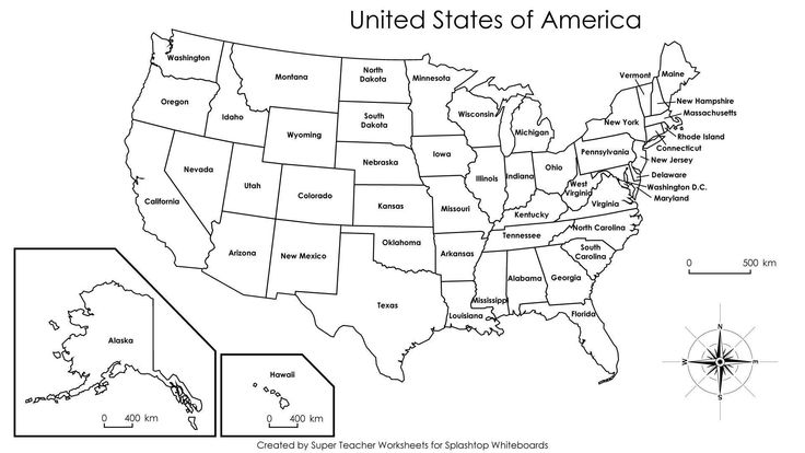 a map of the united states of america