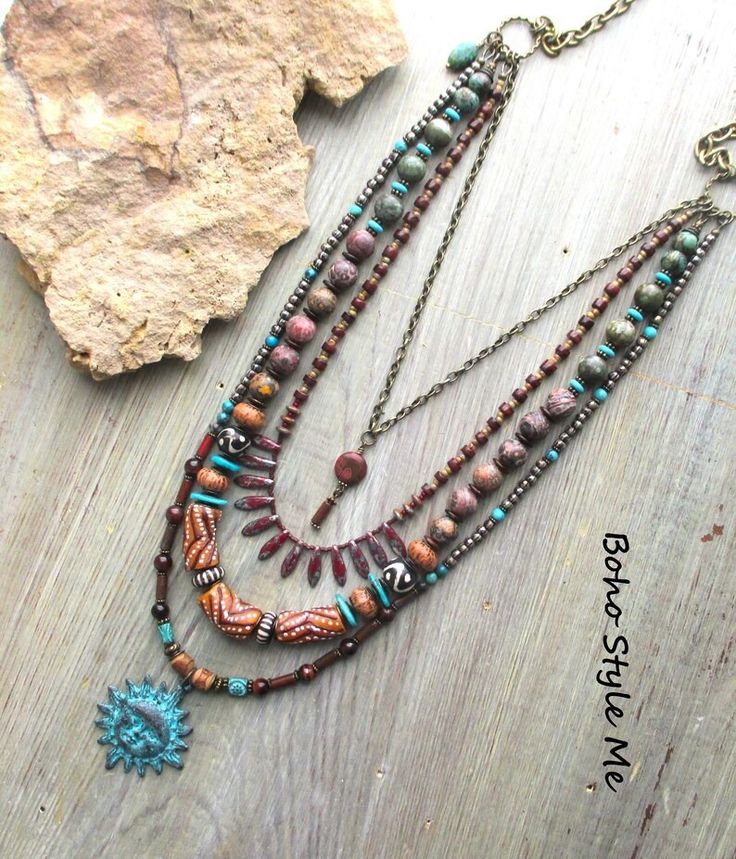 African Tribal Krobo Bead Multi Strand Necklace, Boho Style Me, Exotic Colorful Global Jewelry, Statement Necklace, Bohostyleme - Etsy Bohemian Multicolor Beads, Bohemian Multi-strand Wooden Beaded Necklaces, Bohemian Multi-strand Beaded Necklaces With Wooden Beads, Bohemian Multi-strand Beaded Necklace With Wooden Beads, Bohemian Turquoise Beaded Necklaces For Festivals, Bohemian Turquoise Beads For Festivals, Turquoise Bohemian Beaded Necklaces For Festivals, Turquoise Bohemian Beads For Festivals, Bohemian Beaded Beads For Jewelry Making