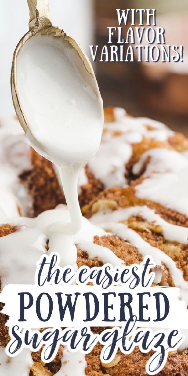 a close up of a cake with icing being drizzled on it