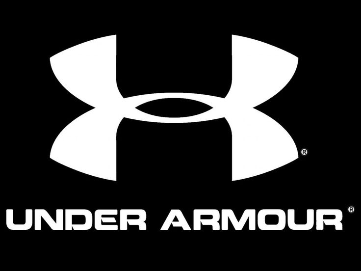 under armour protect this house sticker on a black background with white text and an image of the logo