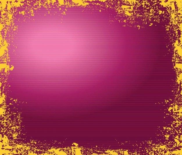 an abstract purple and yellow background with grungy edges in the center is shown