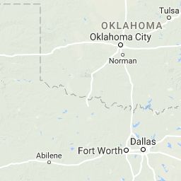 Google Map of Oklahoma Ghost Towns : Map showing ghost towns can ...