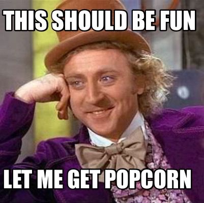 Meme Creator - Funny This should be fun Let me get popcorn Meme Generator at MemeCreator.org! Jehovah Witness Humor, Latino Memes, Jw Memes, Jw Humor, Conservative Humor, Volleyball Memes, Oppa Gangnam Style, Valentines Day Memes, Humor Hilarious