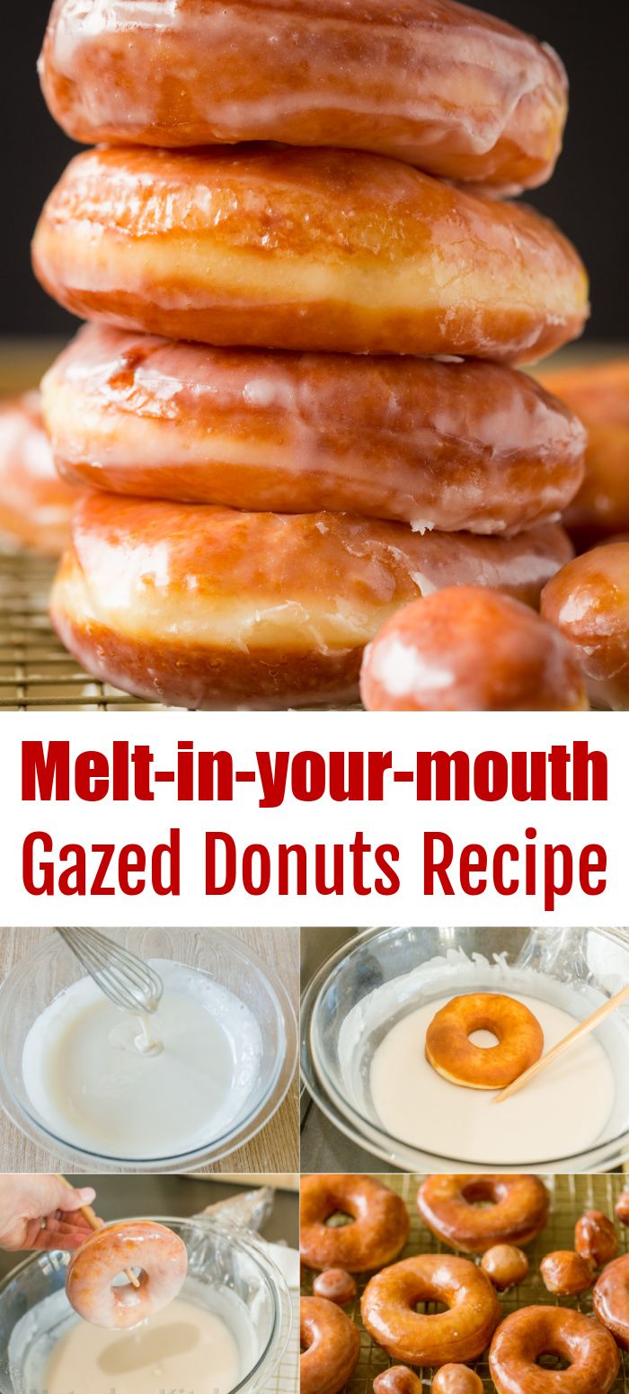 Homemade Glazed donuts are fluffy, airy, and melt-in-your-mouth soft. Think of these as gourmet Krispy Kreme donuts. Biscuit Donuts, Homemade Donuts Recipe, Coconut Dessert, Glazed Donuts, Brownie Desserts, Homemade Donuts, Doughnut Recipe, Oreo Dessert, Delicious Donuts