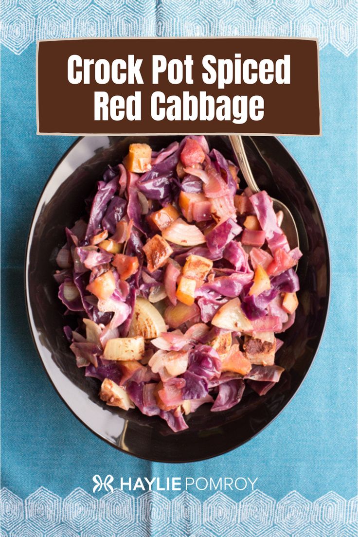 Spiced Red Cabbage with Apples or Pears by Haylie Pomroy Spiced Red Cabbage, Red Cabbage With Apples, Fast Metabolism Diet Recipes, Fast Metabolism Recipes, Fmd Recipes, Metabolic Diet, Fast Metabolism Diet, Fast Metabolism, Red Cabbage