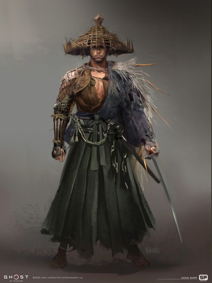 Ghost Of Tsushima Art, Samurai Concept, Guerriero Samurai, Ronin Samurai, Samurai Artwork, Ninja Art, Japanese Warrior, Ghost Of Tsushima, Samurai Art