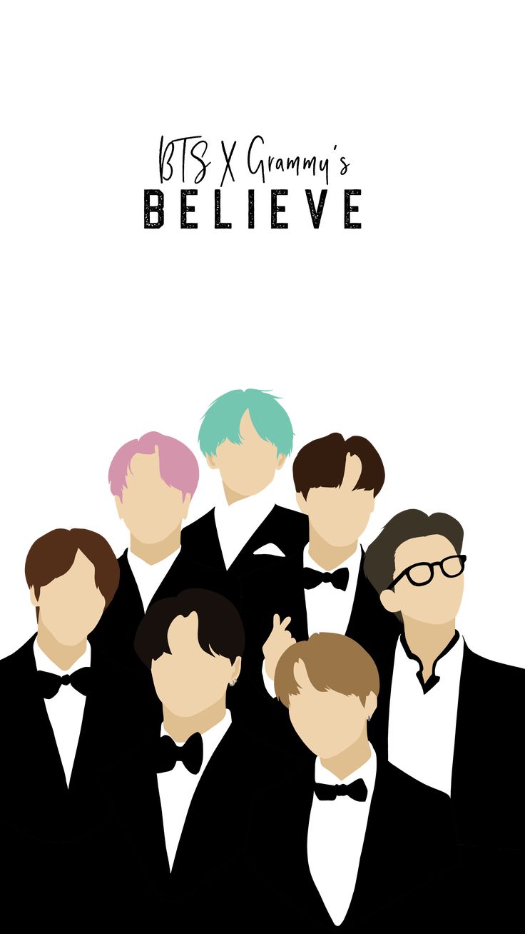 a group of men in tuxedos standing next to each other with the words bts x growing's believe