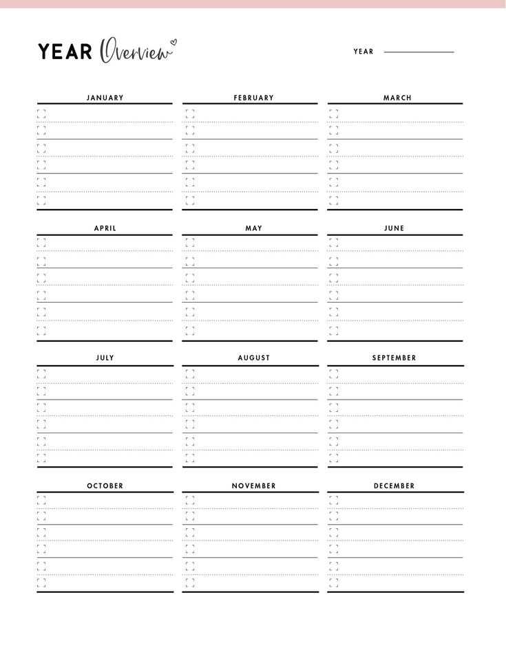 the printable meal planner is shown in black and white, with lines on each side