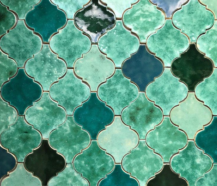 Moroccan tiles ceramic tiles turquoise oriental | Etsy Stencil Patterns Wall, Fireplace Tile Ideas, Cool Decorating Ideas, Witches Cottage, Turquoise Tile, Fish Scale Tile, Art Deco Bathroom, Gorgeous Tile, Deco Bathroom