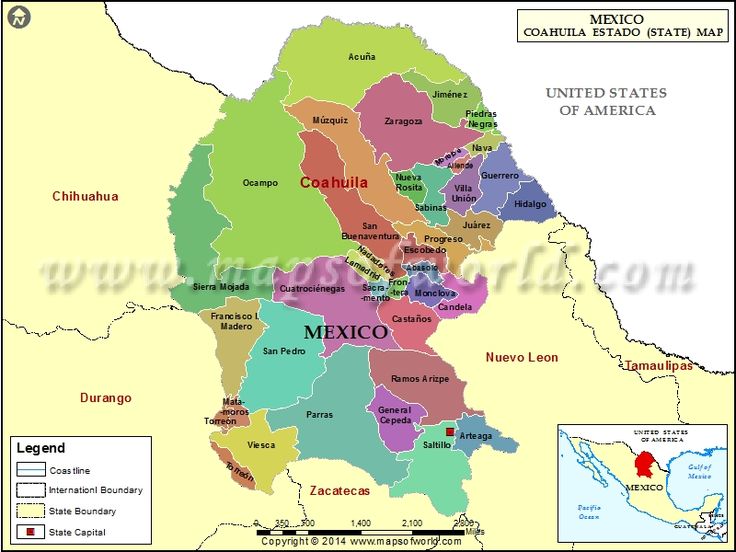 Find the list of #municipios in #Coahuila State of #Mexico along with ...