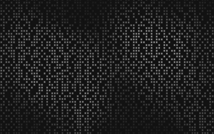 an abstract black and white background with small dots in the center, as well as text