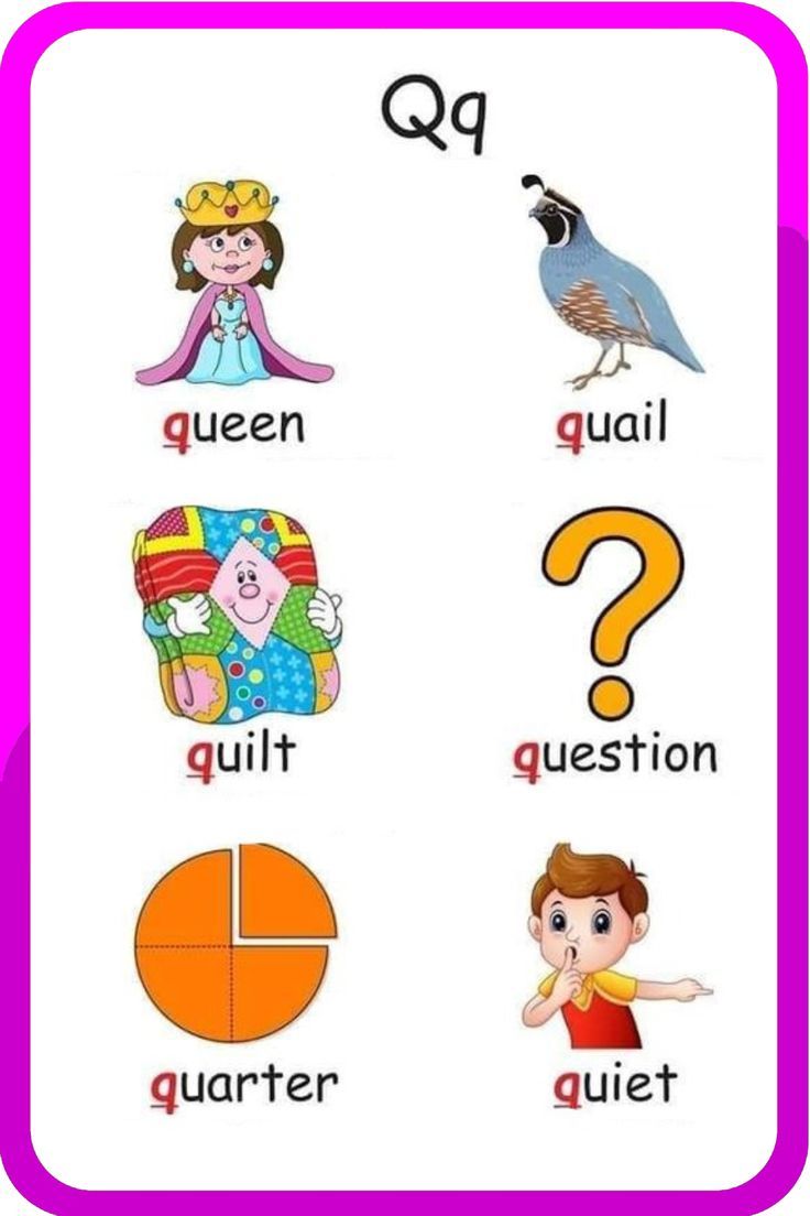 Words From Q | Q Words For kids | Kids Vocabulary Words | Words That ...