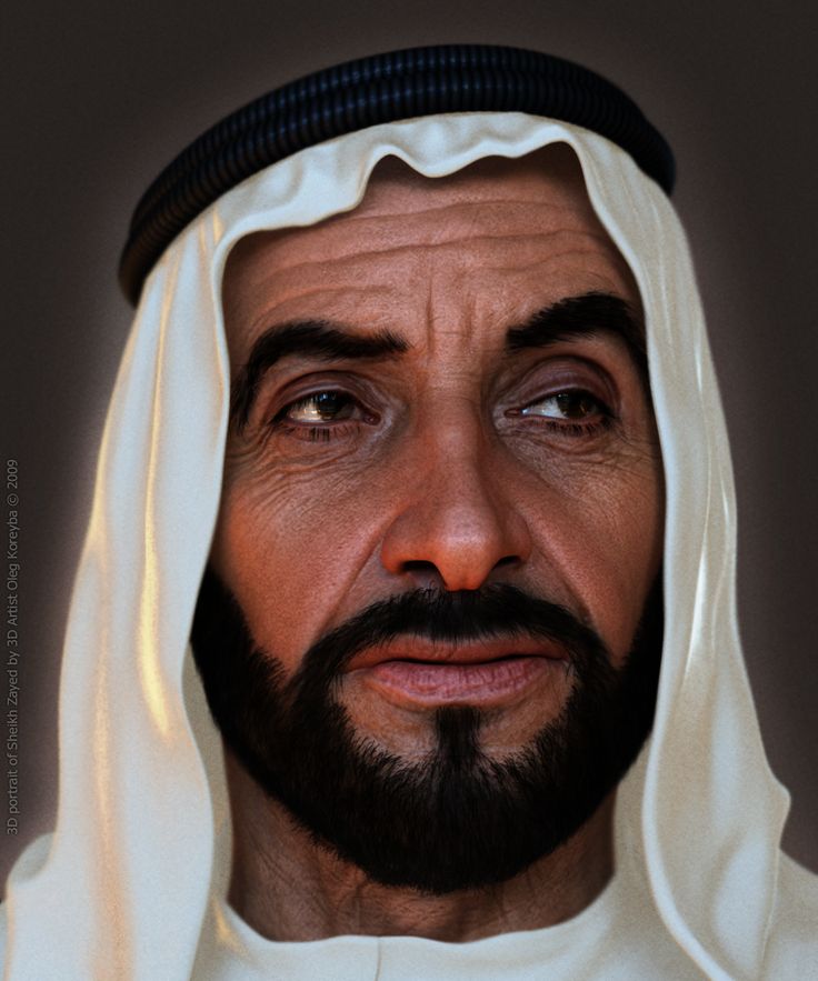 Sheikh Zayed 3D portrait. We provide 3D portraits production services. Creation from any photo. Professionally, from 2D to 3D. For film, video game, hologram, etc. For more info please see our Portfolio at: www.KoreybaArts.com Sheikh Zayed Bin Sultan, Zayed Bin Sultan Al Nahyan, History Uae, You Are Beautiful Quotes, Black And White Photography Portraits, Hologram Printing, Tennis Art, 3d Portrait, Handsome Arab Men