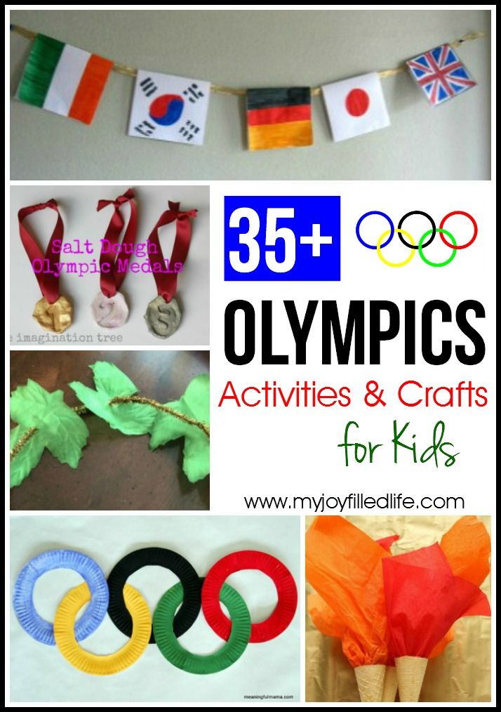 olympic activities and crafts for kids