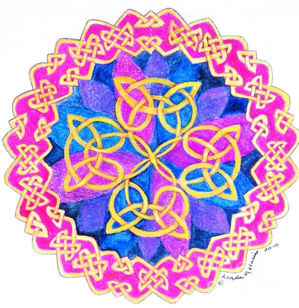 Celtic Mandala by Angela Harris Celtic Mandala, Celtic Art, Celtic ...