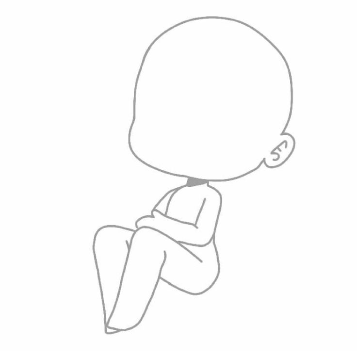 Gacha Life Template Body - 50 Outline Body Gacha Template | Exchrisnge