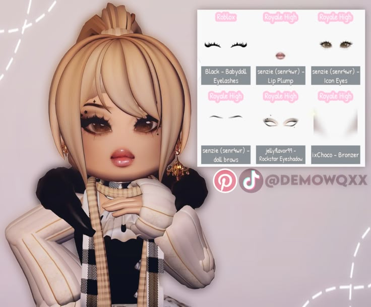 Royale High Face in 2024 | Royal high outfits ideas cheap, High hair ...