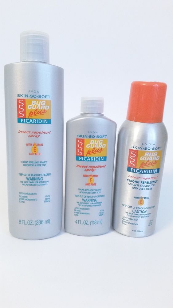 Avon Skin So Soft Bug Guard Plus Picaridin insect repellent Bundle