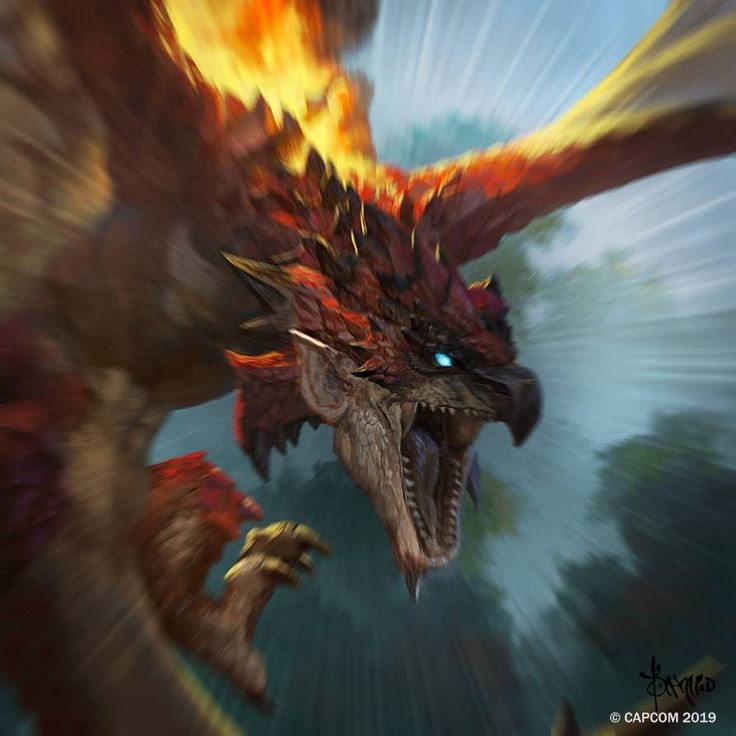 a fire breathing dragon with its mouth open