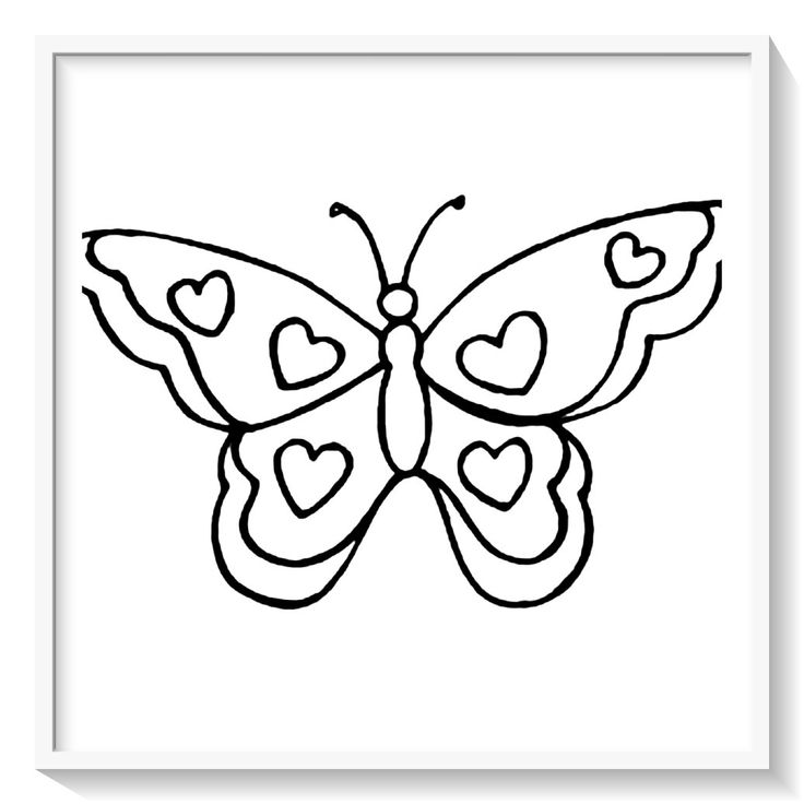 Los más lindos dibujos de MARIPOSAS para colorear y pintar a todo color