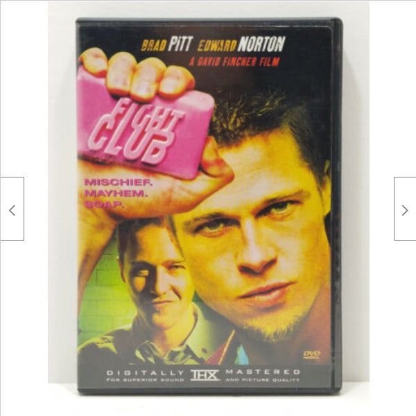 Fight Club (DVD, 2002) 5201E1P on Mercari | Fight club, Brad pitt ...