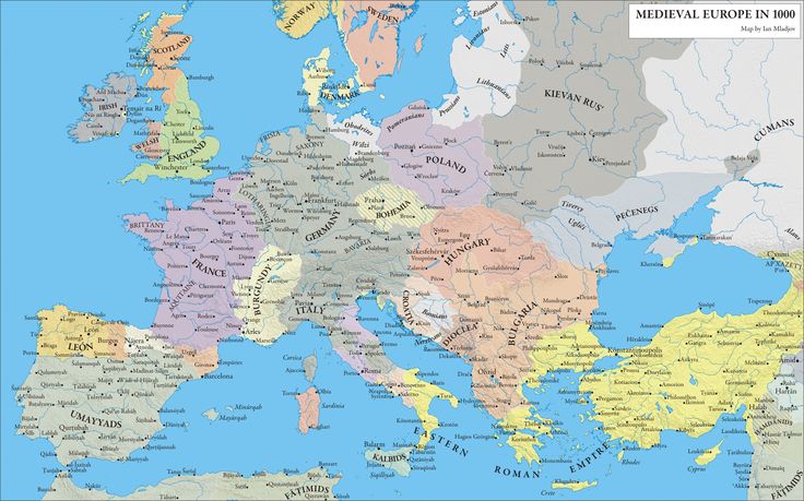 a map of europe showing the major cities