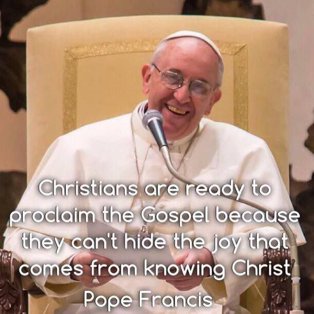 a man sitting in a chair with a microphone and quote about the pope on it