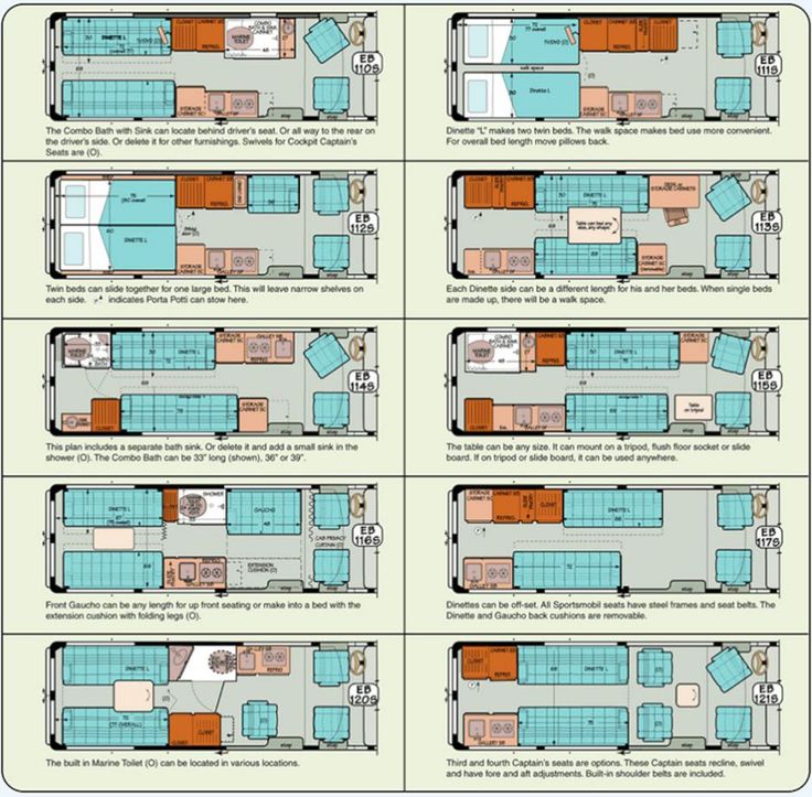 the floor plan for an rv that is not in use