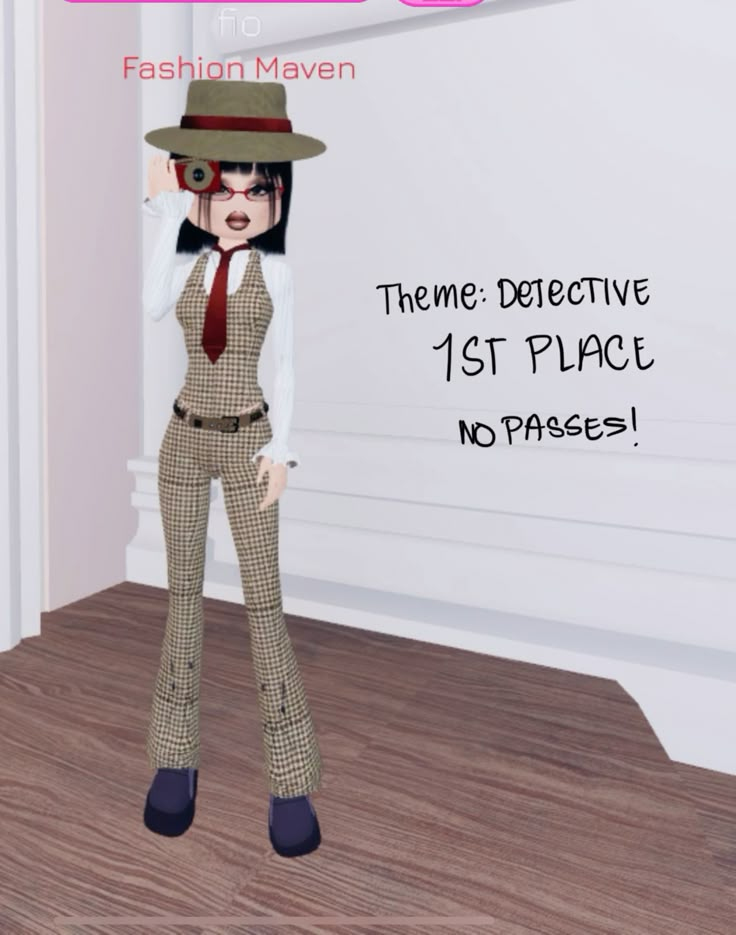 dress to impress detective outfit in 2024 | Dress to impress, Gaming ...