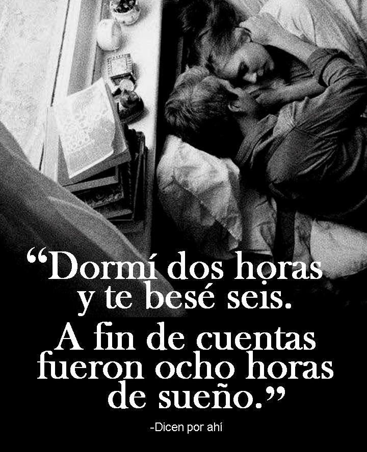 a black and white photo with a quote on it that says, domi dos horas y ...