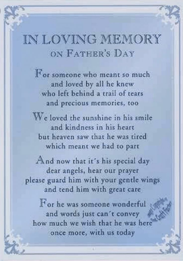 Pin by Cheryl Frey on Dad | Happy father day quotes, Fathers day poems ...