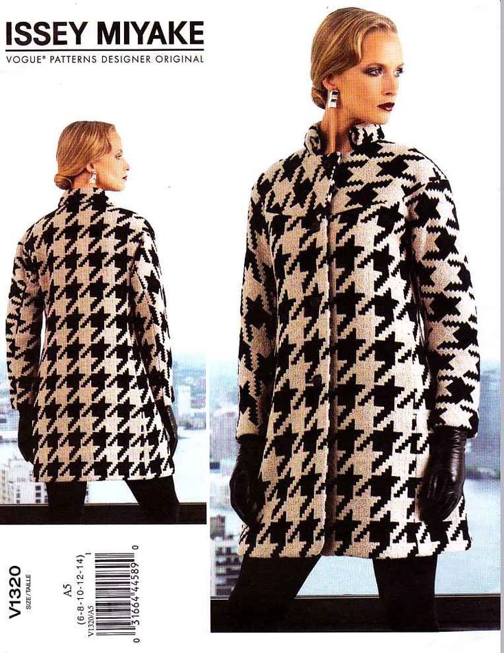 a woman's coat and jacket sewing pattern from the missese myke book