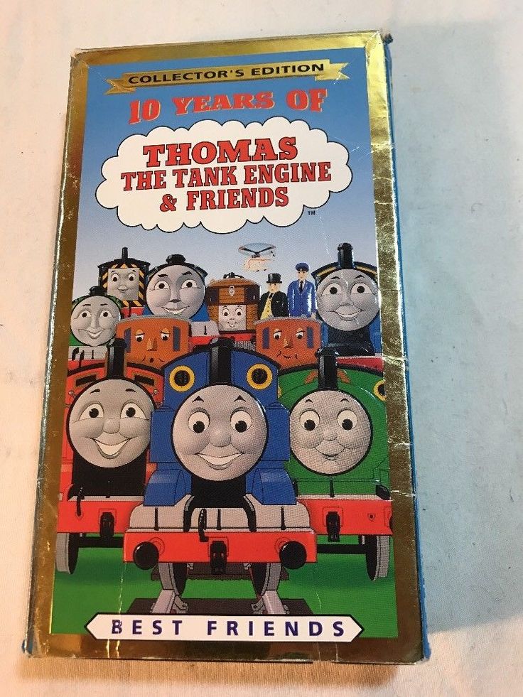 the thomas the tank engine and friends dvd is on display at the children's museum